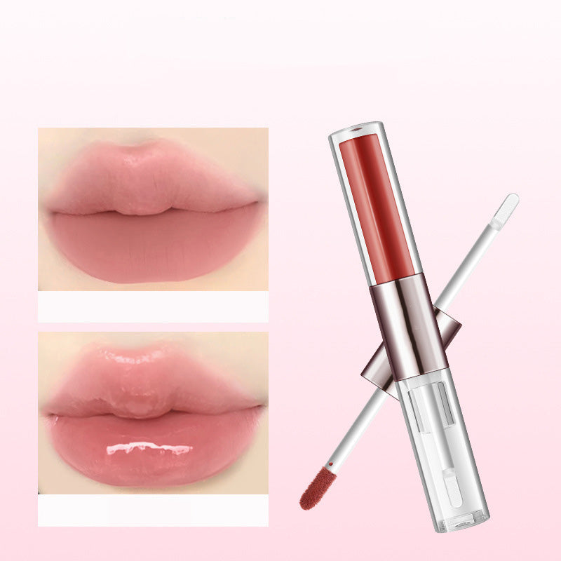 Perfect Twin Lip — Dual-Ended Liquid Lipstick with Velvet Matte Color and Glossy Shine