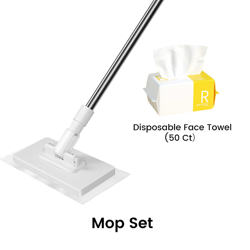 🏆 LAST DAY! 50% OFF 🌿💦 Disposable dust mop with 4 reusable covers 🧹✨