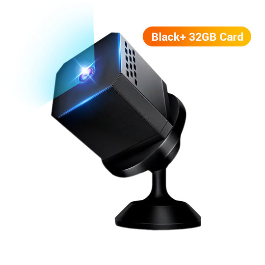 📹🌙 Mini inteligentná HD bezpečnostná kamera – nočné videnie, detekcia pohybu a obojsmerný zvuk 🔒
