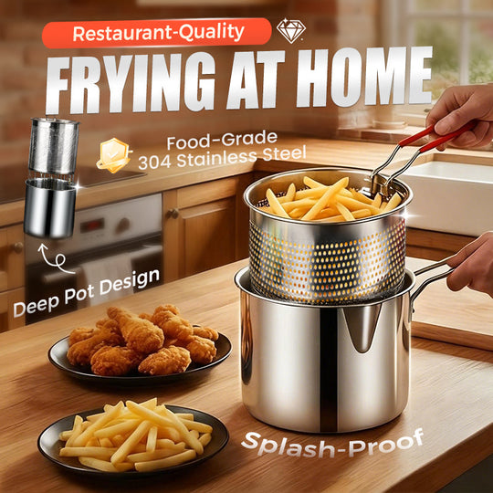 ⏳Limited-Time 50% Off🔥304 Stainless Steel Multifuntional Fryer