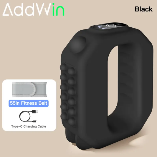 🚨 Black GONE !! ACT FAST⚡ ADDWIN 2026 New Fascia Ring R10 Mini Muscle Recovery Fascia Device upgraded adjustable strap fits Up to 55in waist, Cordless Rechargeable, Designed for Waist & Back Muscle Recovery portable massager parents gift summervibes