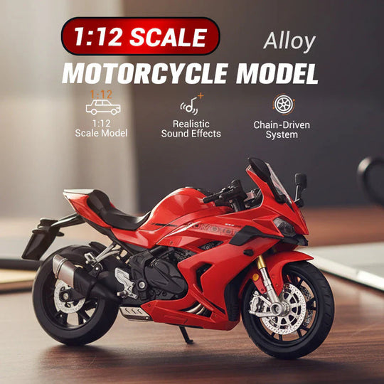 🔥Hot Sale Deals 1:12 Scale Motorcycle Model - Free Display Base Today