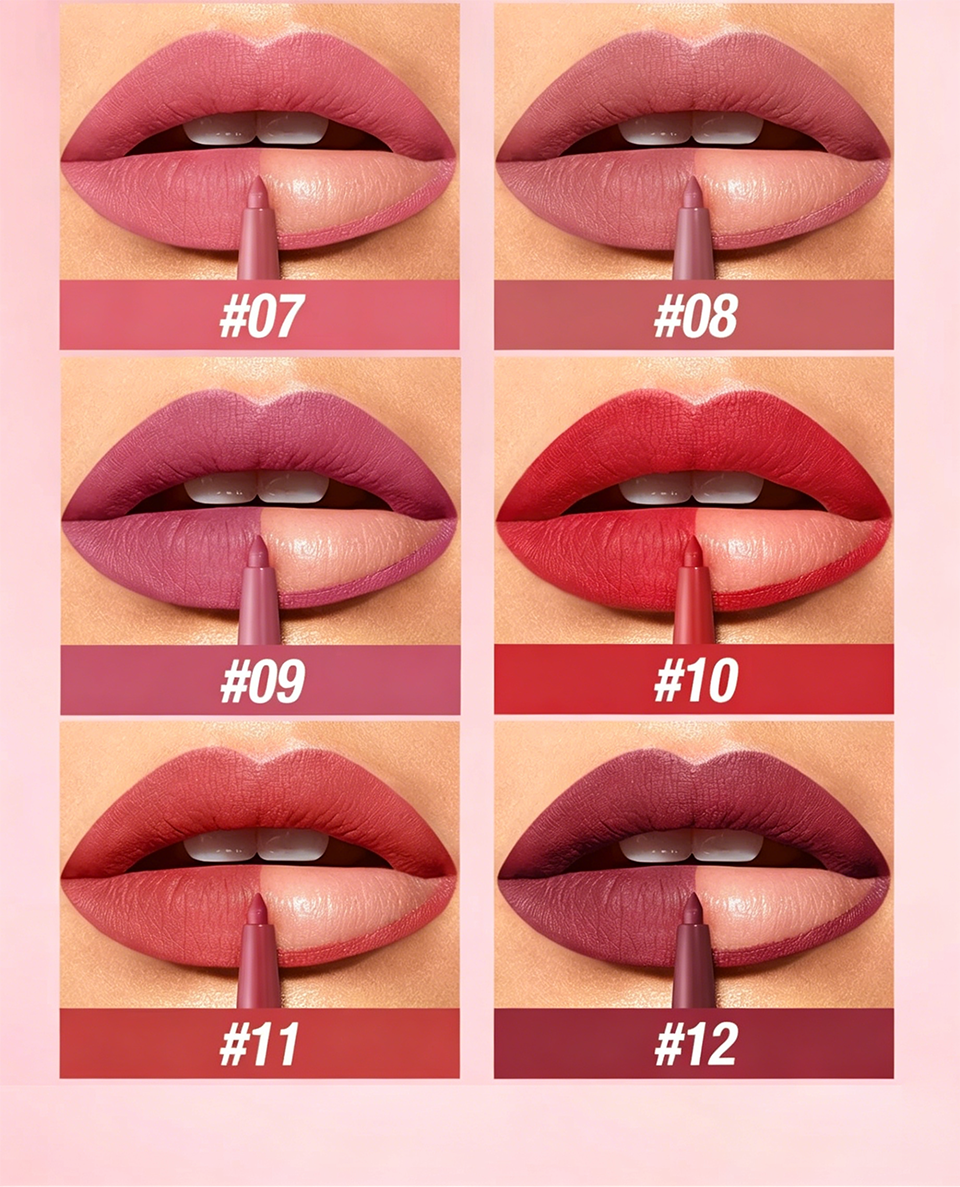 Easy Glide Lip Liner — Κρεμώδες, αναμεμιγμένο χρώμα με απαλή εφαρμογή, Summervibes