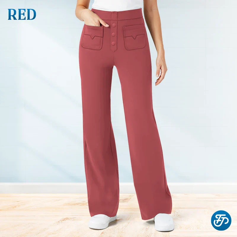 💖SALDI 2025 NUOVI MODELLI 50% DI SCONTO💷Pantaloni elasticizzati casual a vita alta da donna