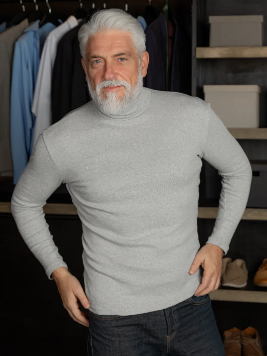 Cotton High-necked Thermal T-shirt