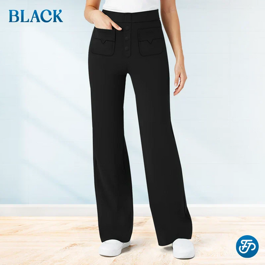 💖SALDI 2025 NUOVI MODELLI 50% DI SCONTO💷Pantaloni elasticizzati casual a vita alta da donna