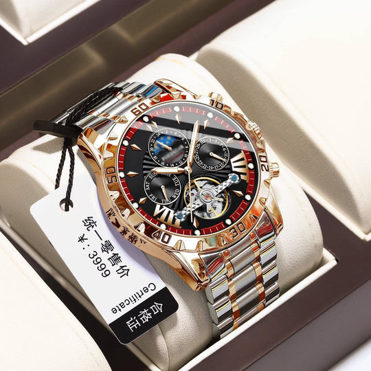 ⌚💧Swiss Brand New Waterproof Automatic Mechanical Watches