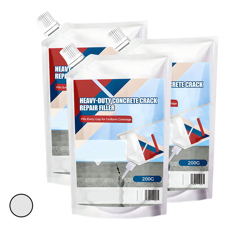 🛠️Limited Special Price 50% OFF! 🧱Extra-Strength New Formula Concrete Crack Repair Filler, Waterproof Heavy-Duty Crack Adhesive for Driveway, Patio & Wall Cracks