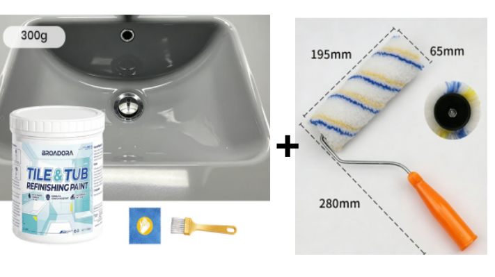 🎨 Újítsa fel csempéjét és kádját – Vízalapú csempe- és kádfelújító festék – Utánvétes 🛁✨