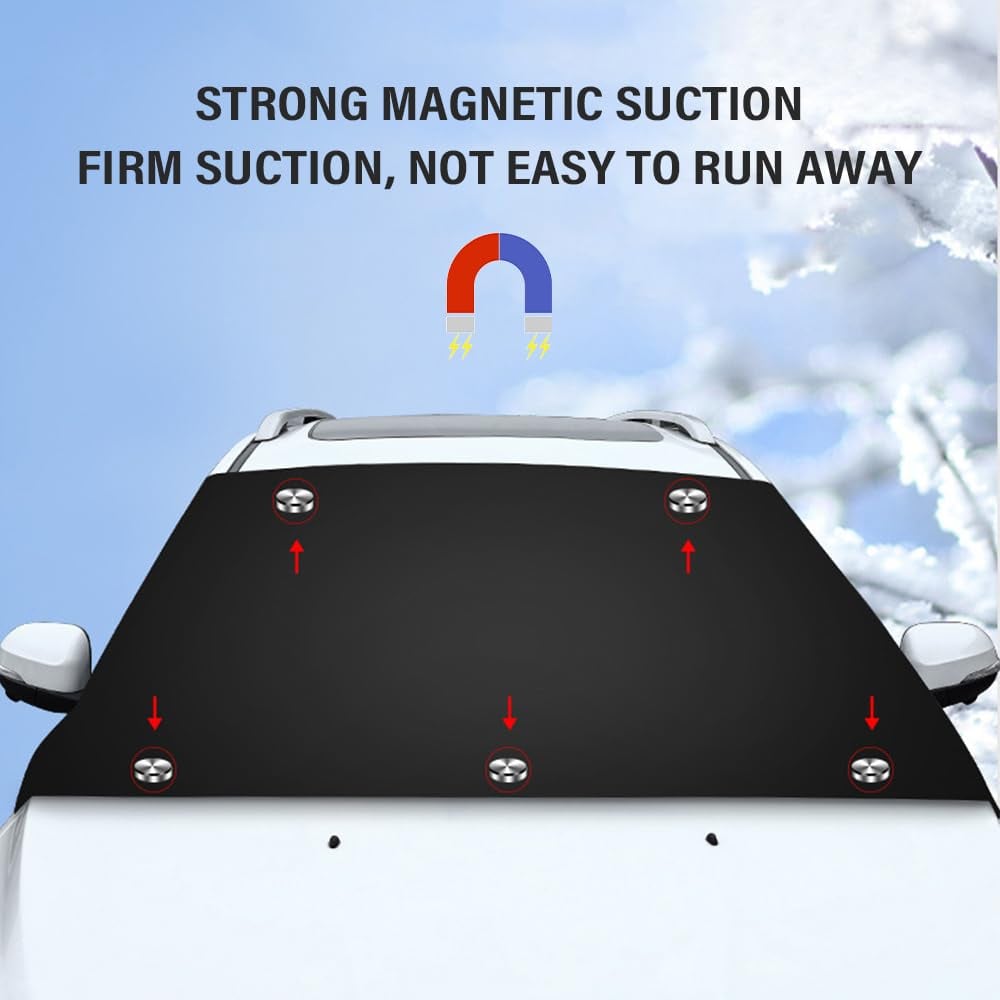 🚗 50% OFF! 🛡️2025 Upgraded Car Windshield Magnetic Snow Cover❄️