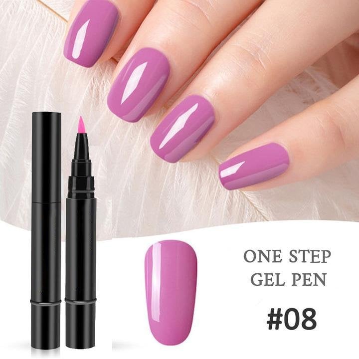 📢📢Limited Time Buy 1 Get 1 Free‼️💅One Step Nail Gel Pen 🎁Free Gift -Mini Portable UV Nail Lamp✨