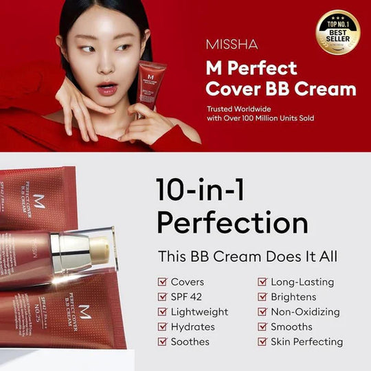 ✨2025 Hot Sale⌛🔥Perfect Cover BB Crème SPF 42 PA+++