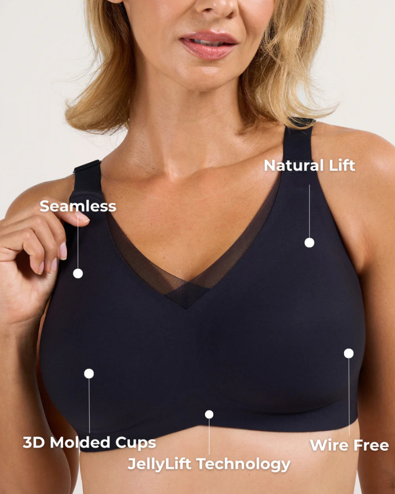 HSIA CardiComfort Seamless T-Shirt Minimiser Bra Plus Size Underwired Full Coverage Smooth Wide Strap