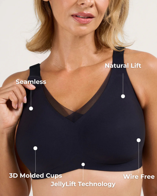 HSIA CardiComfort Seamless T-Shirt Minimiser Bra Plus Size Underwired Full Coverage Smooth Wide Strap