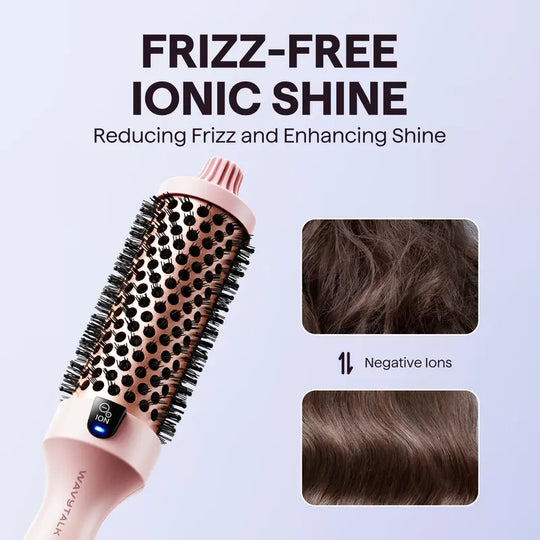 Protective Heated Comb – Gentle Curls Without Damage