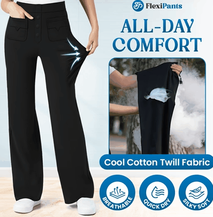 💖SALDI 2025 NUOVI MODELLI 50% DI SCONTO💷Pantaloni elasticizzati casual a vita alta da donna