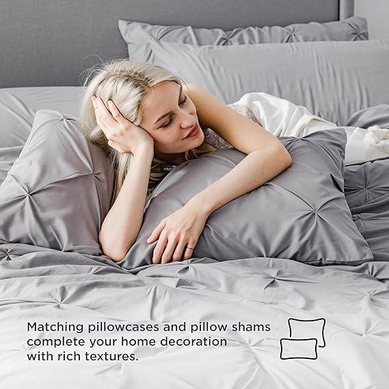 Zestaw Bedsure Soft Pintuck