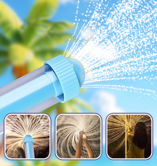 🌈 Pistola ad acqua arcobaleno luminosa | Divertimento estivo che scoppietta come per magia! ✨
