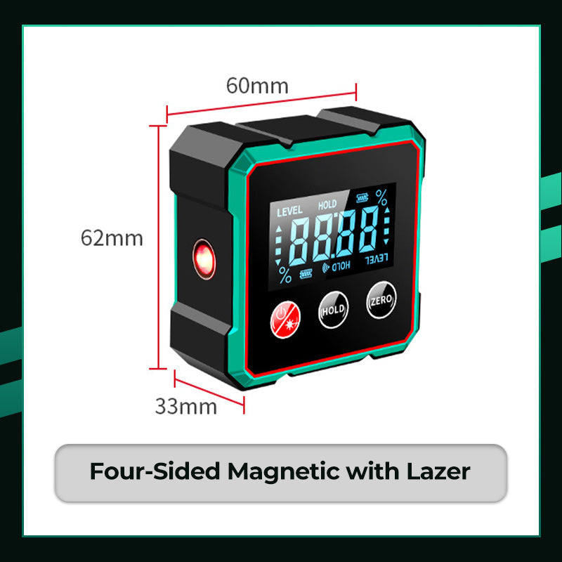🔥 Free Shipping LAST DAY PROMOTION - 50%OFF 🔥 Magnetic Digital Angle Finder with Electronic Laser