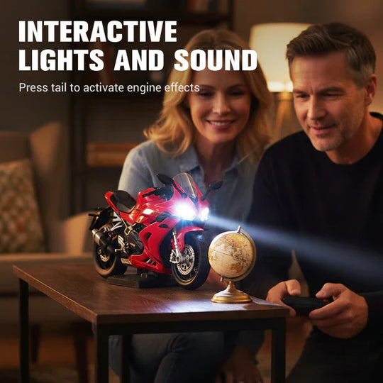 🔥Hot Sale Deals 1:12 Scale Motorcycle Model - Free Display Base Today