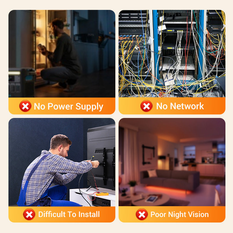 📹🌙 Mini slimme HD-beveiligingscamera – Nachtzicht, bewegingsdetectie en tweewegsaudio 🔒