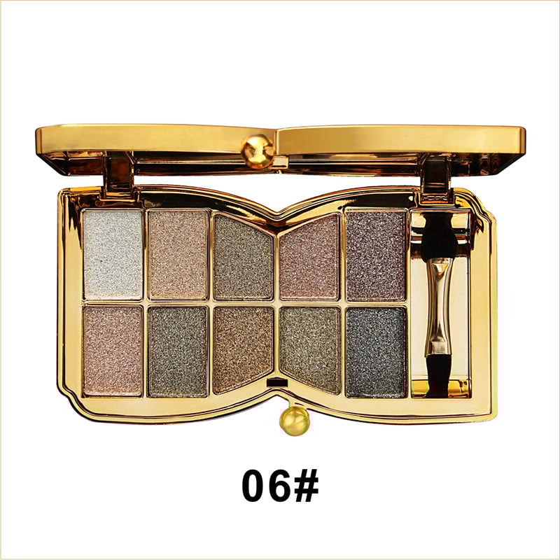 🔥Hot Sale - 50% off🔥✨10 Colors Glitter Shimmer Eyes Shadow Pallet