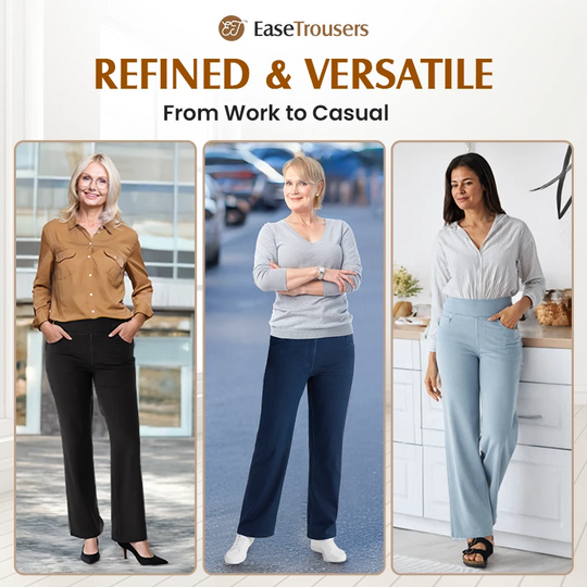 Loose High-Waist Business Casual Pants Yoga Pants Women Wide Leg Pants with Pockets Comfortable Athletic Sweatpants Outdoorfun