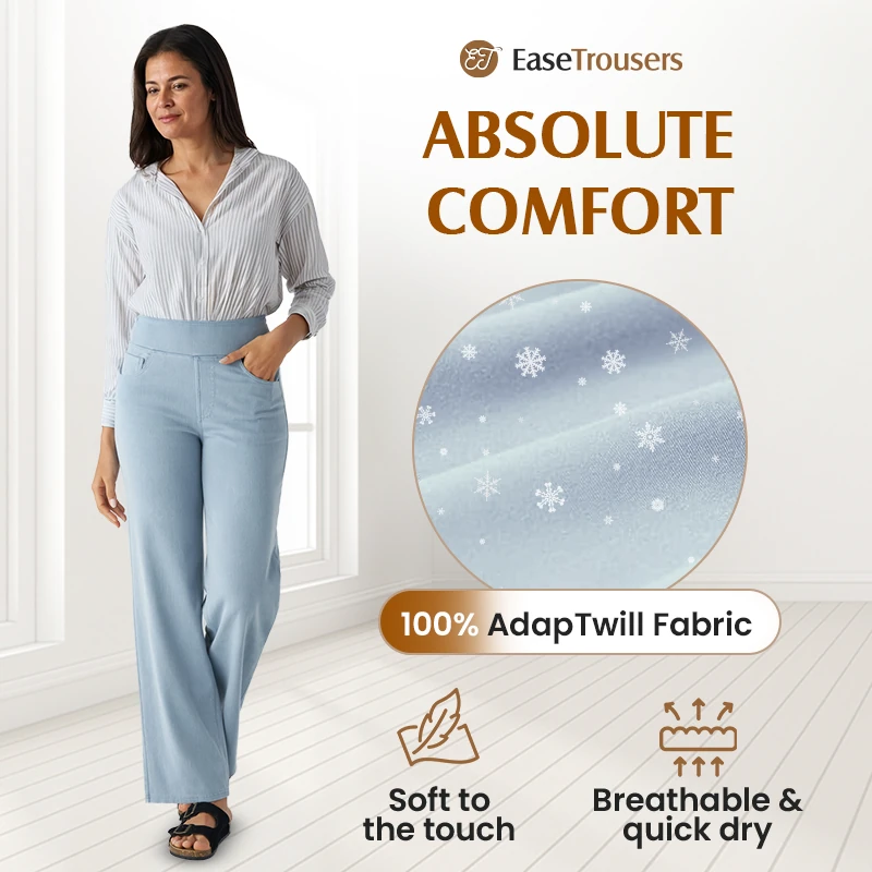 Loose High-Waist Business Casual Pants Yoga Pants Women Wide Leg Pants with Pockets Comfortable Athletic Sweatpants Outdoorfun