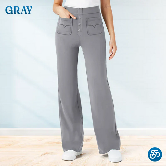 💖SALDI 2025 NUOVI MODELLI 50% DI SCONTO💷Pantaloni elasticizzati casual a vita alta da donna