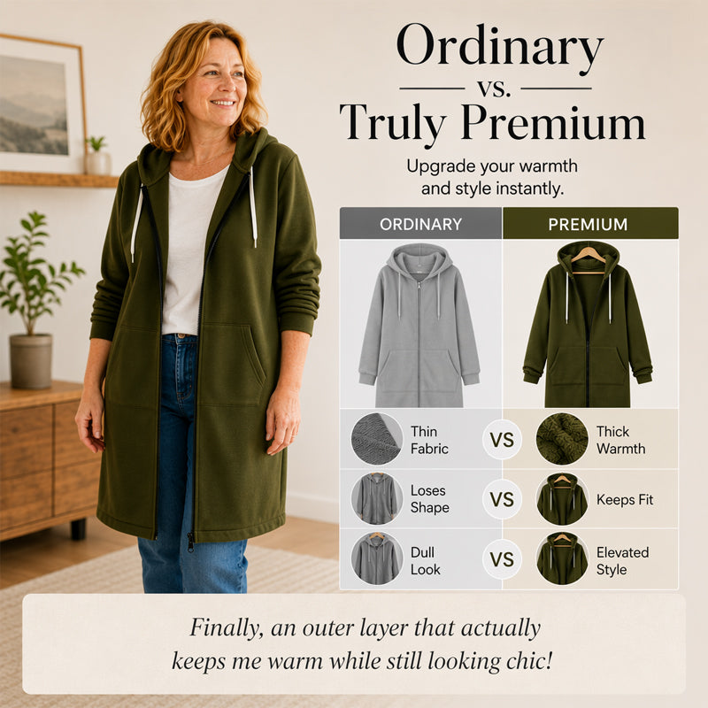 ⏰This week's Hot Sales - 50% Off🍂 Women's Casual Zip-Up Hoodie Jacket – Autumn Lightweight Everyday Coat ✨