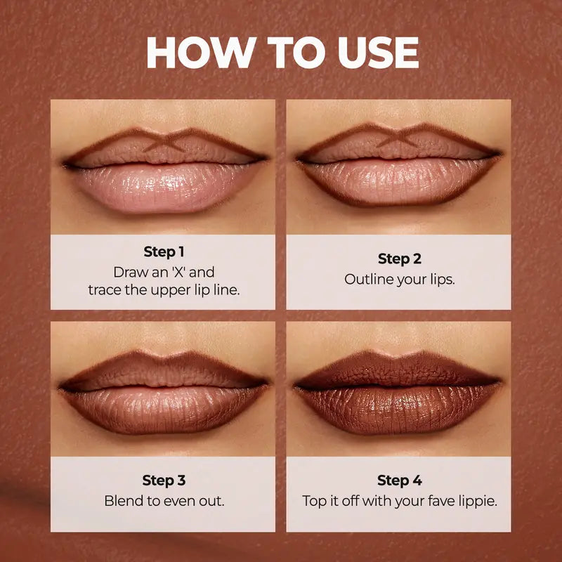 Easy Glide Lip Liner — Κρεμώδες, αναμεμιγμένο χρώμα με απαλή εφαρμογή, Summervibes