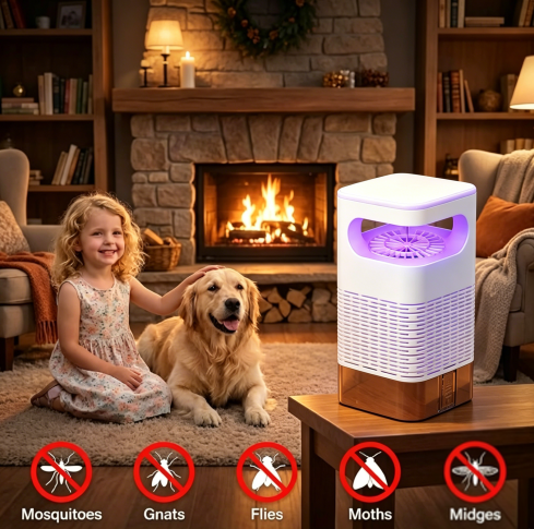 🦟 50% OFF NOW! ☀️ UV Fly Trap with Transparent Catch Box – Odorless, chemical-free & effective for indoor pest control 🏠