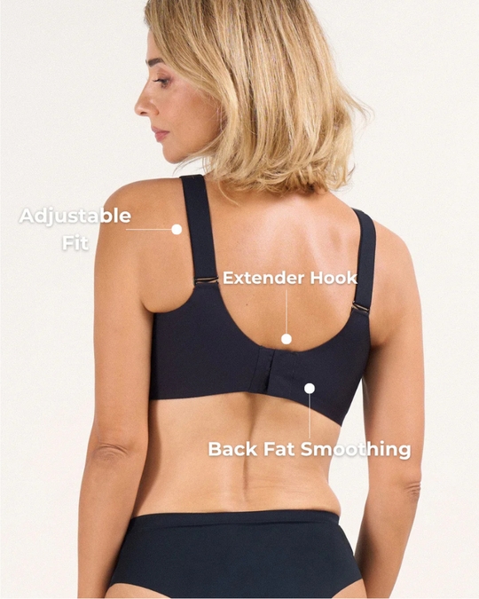 HSIA CardiComfort Seamless T-Shirt Minimiser Bra Plus Size Underwired Full Coverage Smooth Wide Strap