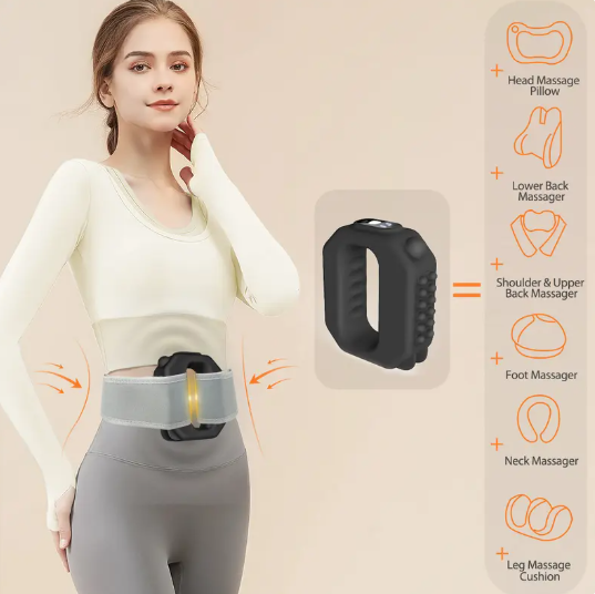 🚨 Black GONE !! ACT FAST⚡ ADDWIN 2026 New Fascia Ring R10 Mini Muscle Recovery Fascia Device upgraded adjustable strap fits Up to 55in waist, Cordless Rechargeable, Designed for Waist & Back Muscle Recovery portable massager parents gift summervibes
