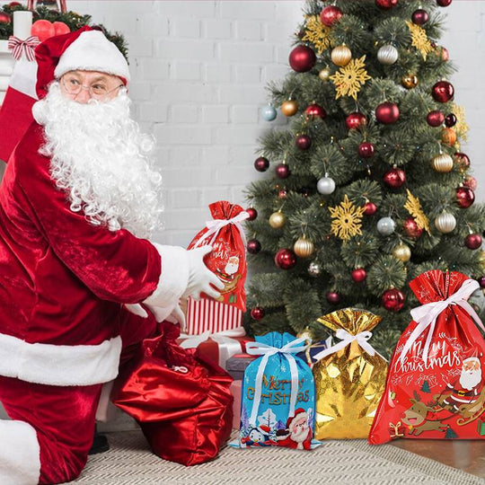 🔥🎅🎁Torba prezentowa świąteczna ze ściągaczem