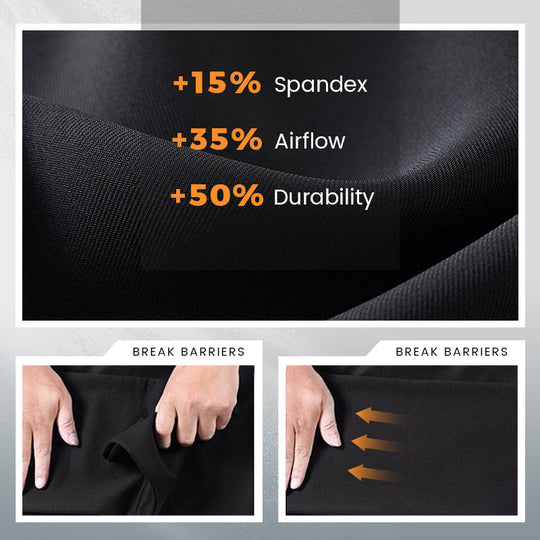 Fliwos Pantalones de vestir elásticos para hombre