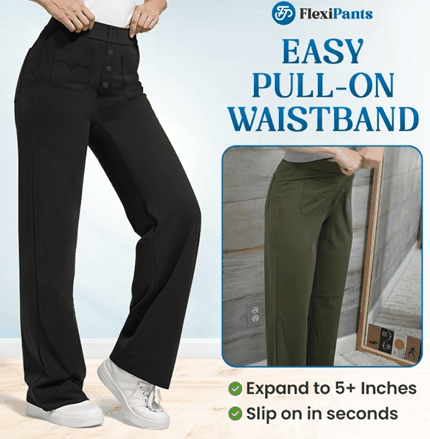💖SALDI 2025 NUOVI MODELLI 50% DI SCONTO💷Pantaloni elasticizzati casual a vita alta da donna