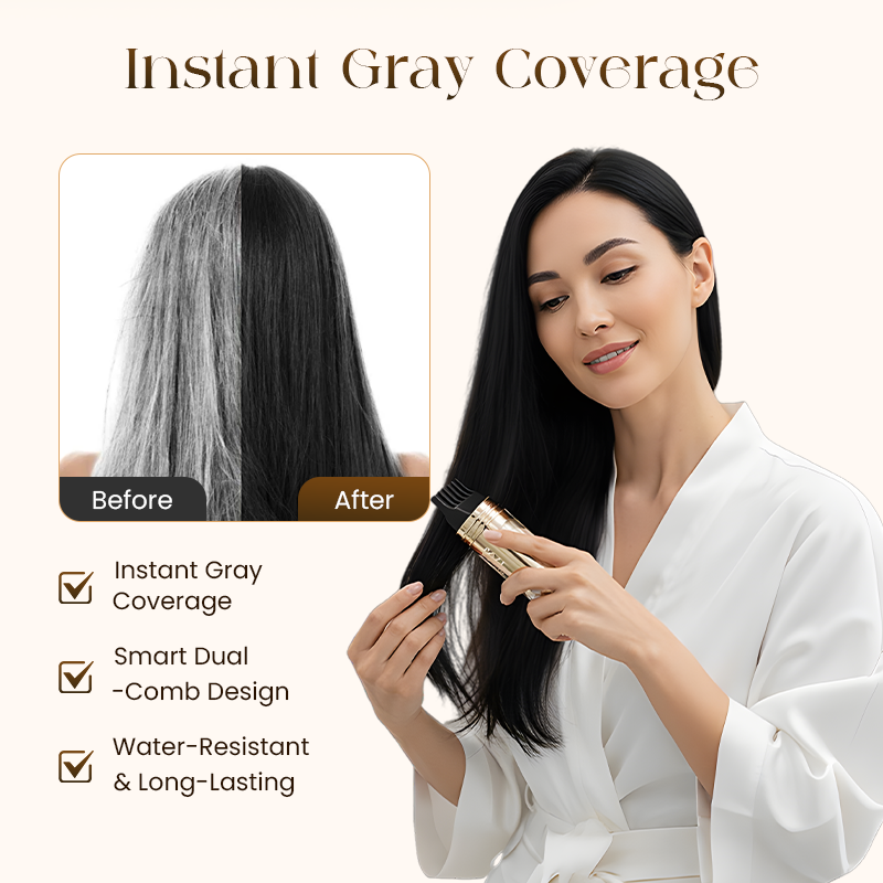 ✨Buy 1 Get 1 Free✨2-in-1 Convenient Hair Dye Comb For Gray Hair