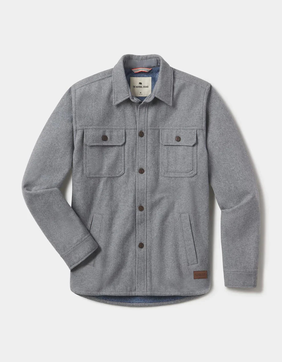 Flannel Lined Workwear Jacket in Navy Plaid