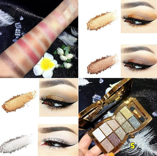 🔥Hot Sale - 50% off🔥✨10 Colors Glitter Shimmer Eyes Shadow Pallet