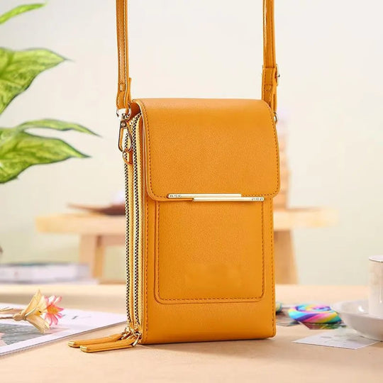 🌧️Water-Resistant & Stylish, 3 Ways to Wear👜 Handcrafted Crossbody Bag – Water-Resistant PU Leather & Adjustable Strap | Perfect for Any Occasion, Crossbody/Shoulder/Waist ✨