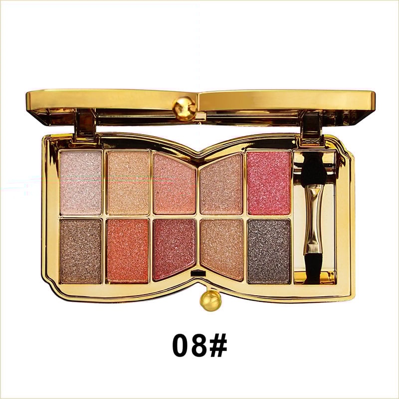 🔥Hot Sale - 50% off🔥✨10 Colors Glitter Shimmer Eyes Shadow Pallet