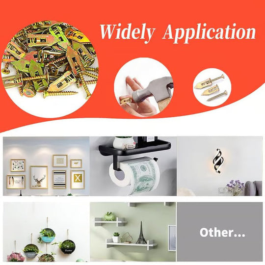 🔥Koop meer, bespaar meer🔥Gipsplaat expansieankers hoge sterkte zinkschroevenset