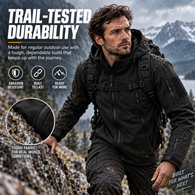 ⏳LAST DAY SALE!!💥 Built for Wind & Rain🌧️Men's Waterproof Insulated Outdoor Jacket