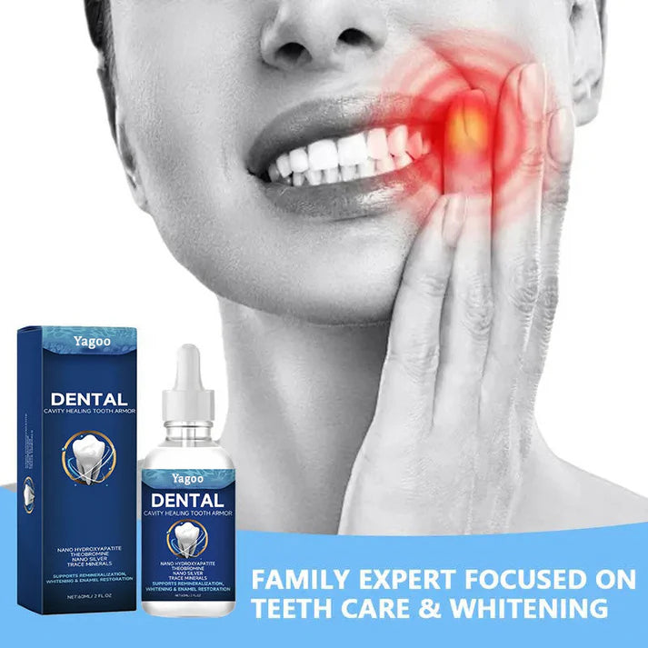 Yagoo Fluoride-Free Hydroxyapatite Tooth Armor Drops & Enamel Repair, Whitening & Fresh Breath