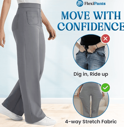 💖SALDI 2025 NUOVI MODELLI 50% DI SCONTO💷Pantaloni elasticizzati casual a vita alta da donna