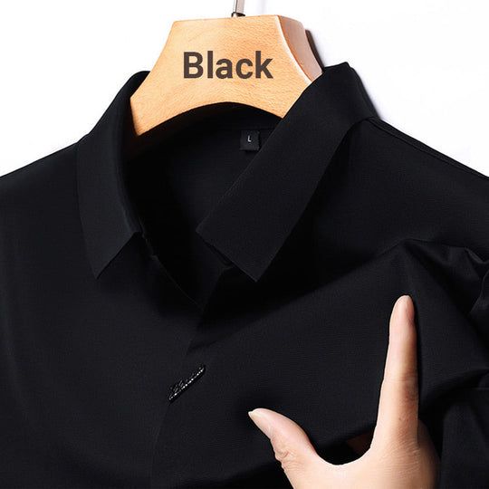🔥Men’s Casual Lapel Breathable Wrinkle-free T-shirt