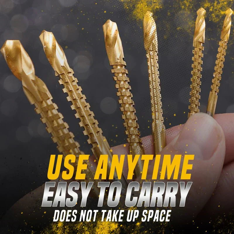 Twist Drill Bit Set – High-Speed Steel, Titanium-Coated & Multi-Material Ready