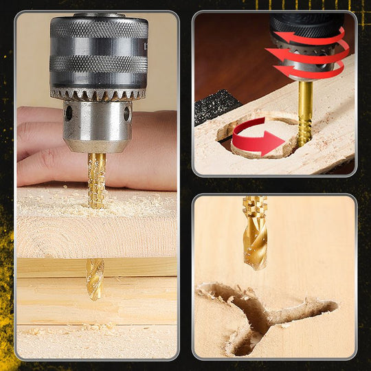Twist Drill Bit Set – High-Speed Steel, Titanium-Coated & Multi-Material Ready