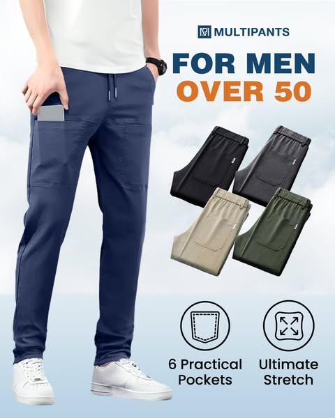 🎁Hot Sale 68% OFF🏆MultiPants – High Stretch Multi-pocket Durable Cargo Pants4